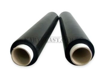 Folia stretch ręczna czarna